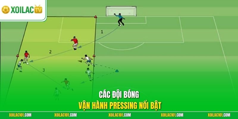 Sơ Đồ Pressing Cao Là Gì | Mẹo Vây Ráp Phá Lối Chơi Cực Hay 3 Các đội bóng vận hành pressing nổi bật