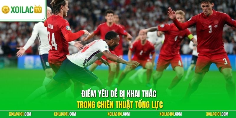 Chiến Thuật Bóng Đá Tổng Lực | Đỉnh Cao Lối Chơi Tấn Công 3 Điểm yếu dễ bị khai thác trong chiến thuật tổng lực