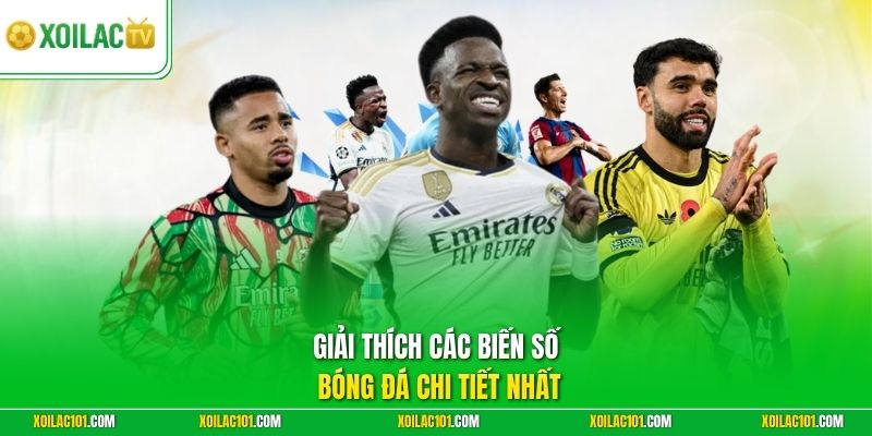 Giải thích các biến số bóng đá chi tiết nhất