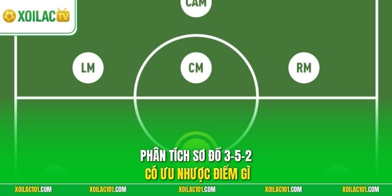 Sơ Đồ 3-5-2 Có Ưu Nhược Điểm Gì | Cách Vận Hành Tuyến Giữa 1 Phân tích sơ đồ 3-5-2 có ưu nhược điểm gì